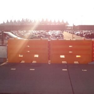 SLED MASH TL-3 Water-Filled Sacrificial Crash Cushion