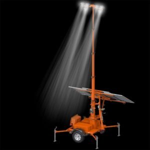 Ver-Mac Large Portable Solar Light Tower