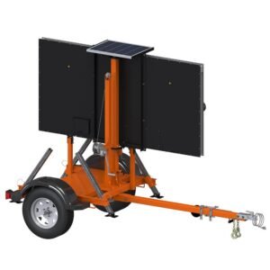 Ver-Mac Trailer-Mounted Arrow Board- 25 Lights