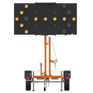 Ver-Mac Trailer-Mounted Arrow Board- 15 Lights